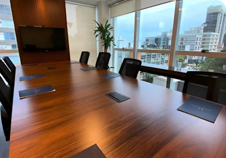 Sala de reuniões do escritório